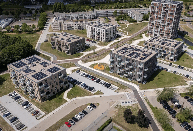 Prefab gevelelementen van VRONT® bij Campus Midden in Lelystad