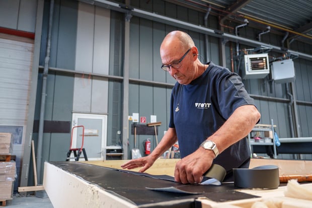 HSB element van VRONT® in de fabriek